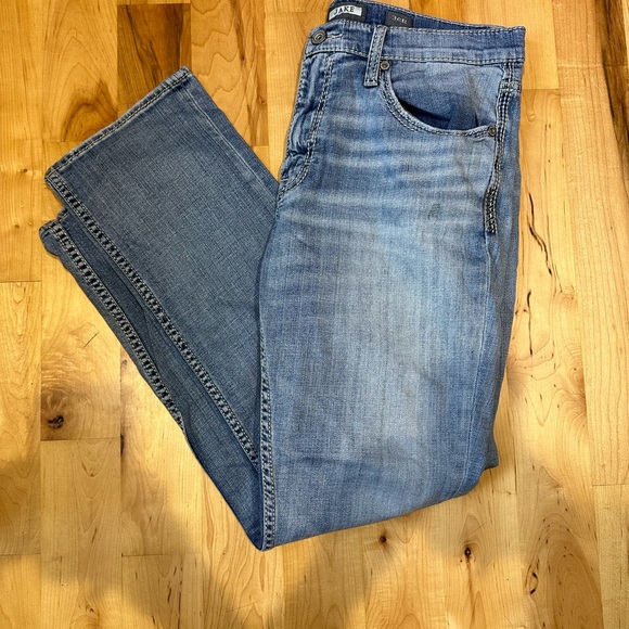 BKE Jeans Jake Mens Bke Straight Leg Size 36r One Spot On Jeans